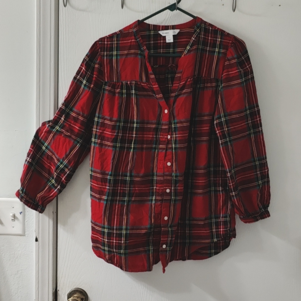 Tunic button flannel
